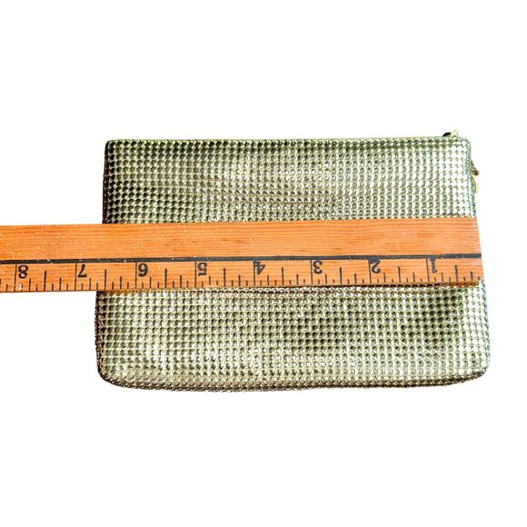 La Regale gold mesh evening purse clutch vintage handbag - Picture 9 of 10
